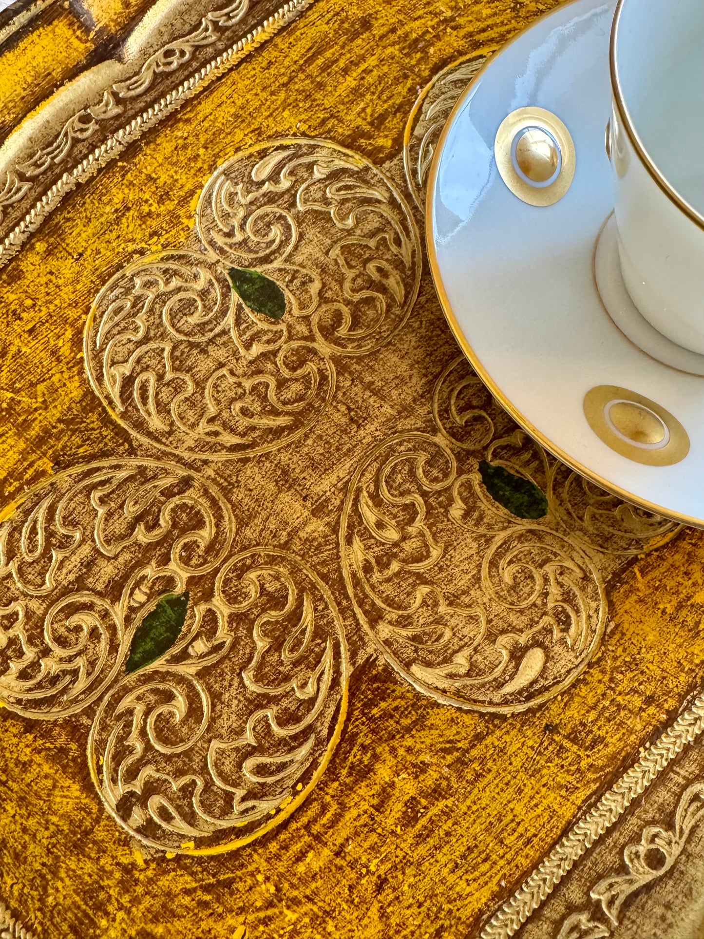 Plateau florentin rectangulaire