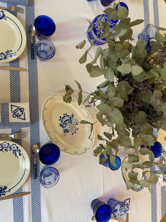 6 Duralex marine glasses