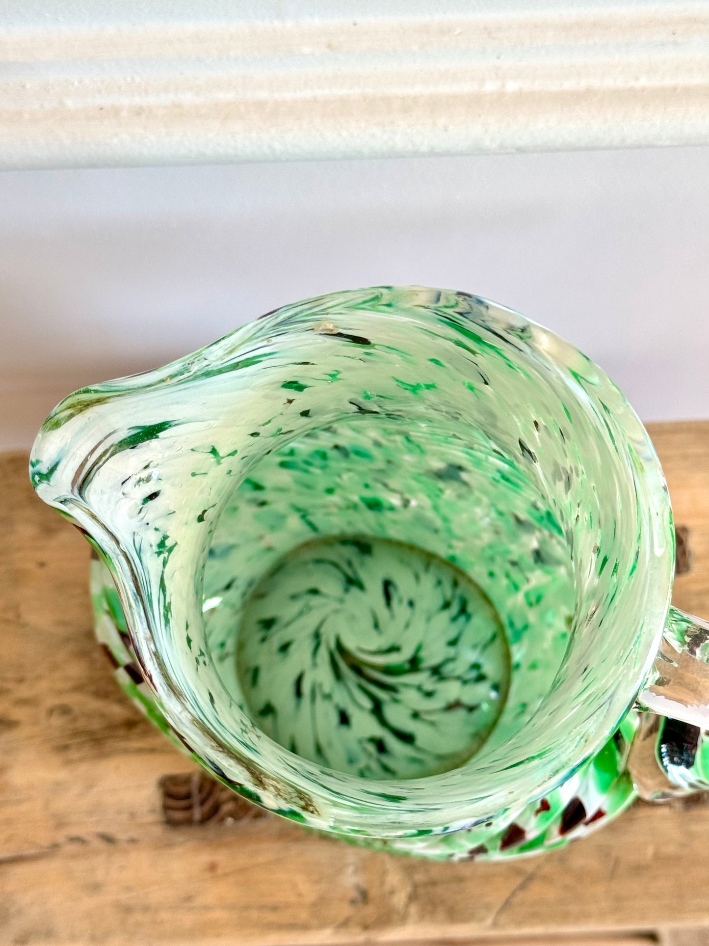 Carafe en cristal de Clichy ancienne