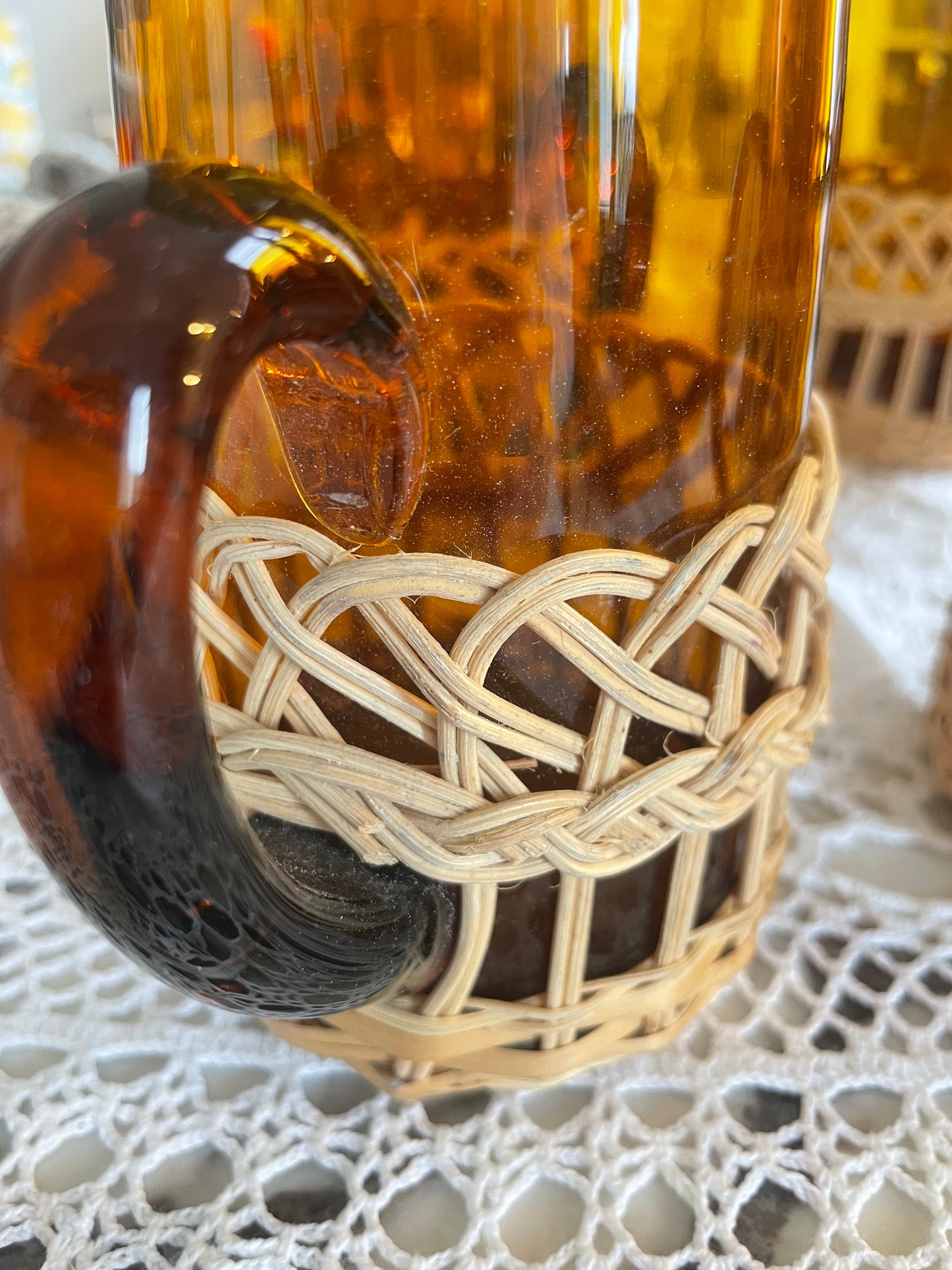 Service à citronnade composé d'une carafe et de 6 verres