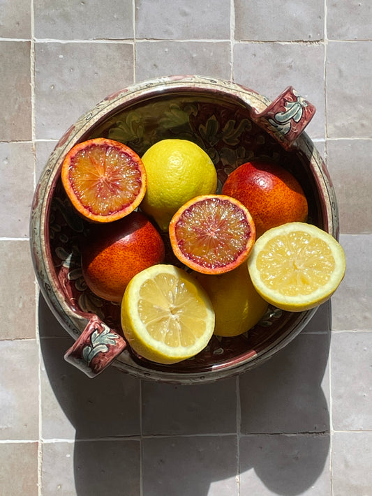 Centre de table du céramiste Biagioli de Gubbio