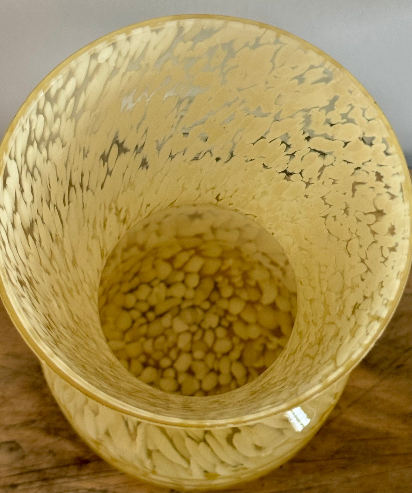 Paire de vases en verre
