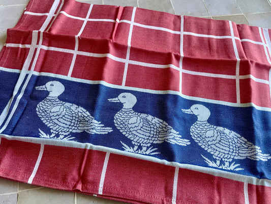 Nydel French tea towel with duck pattern
