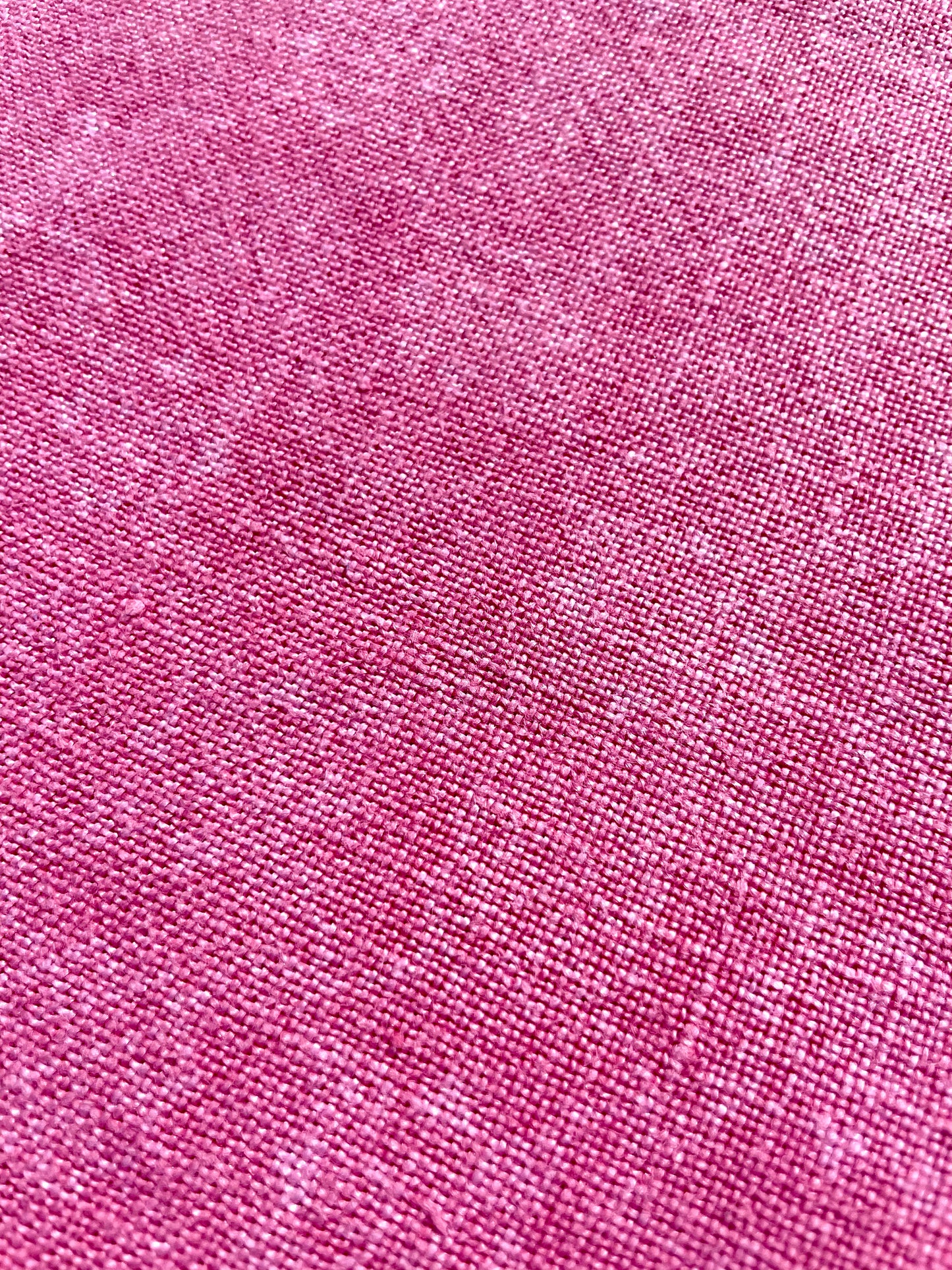 Nappe rectangulaire en lin rose