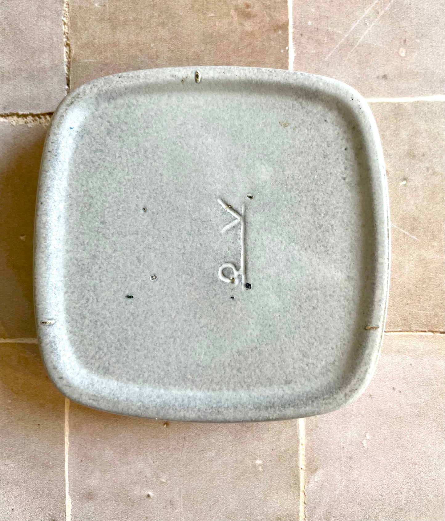 Vide-poche carré motif poisson