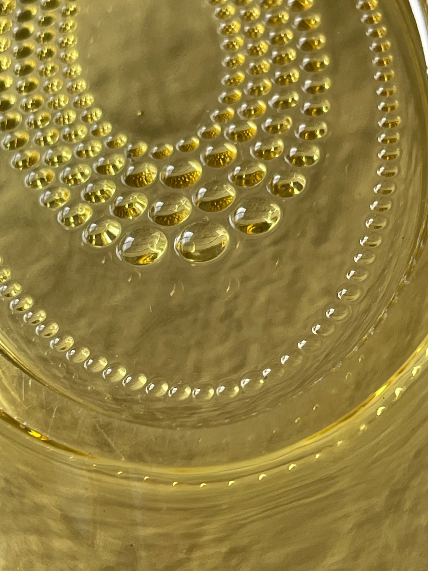 Oval glass butter dish