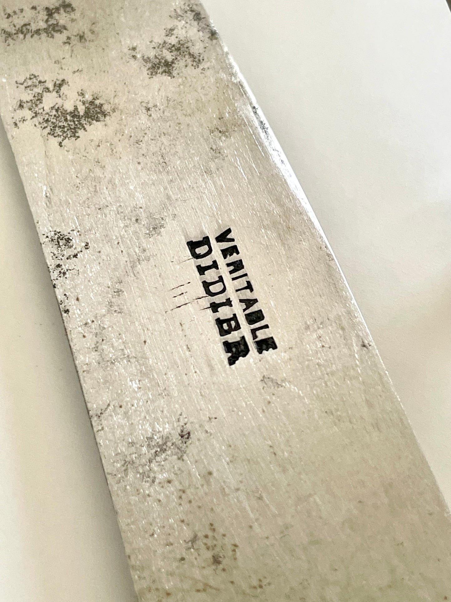 Meat carving knife and fork