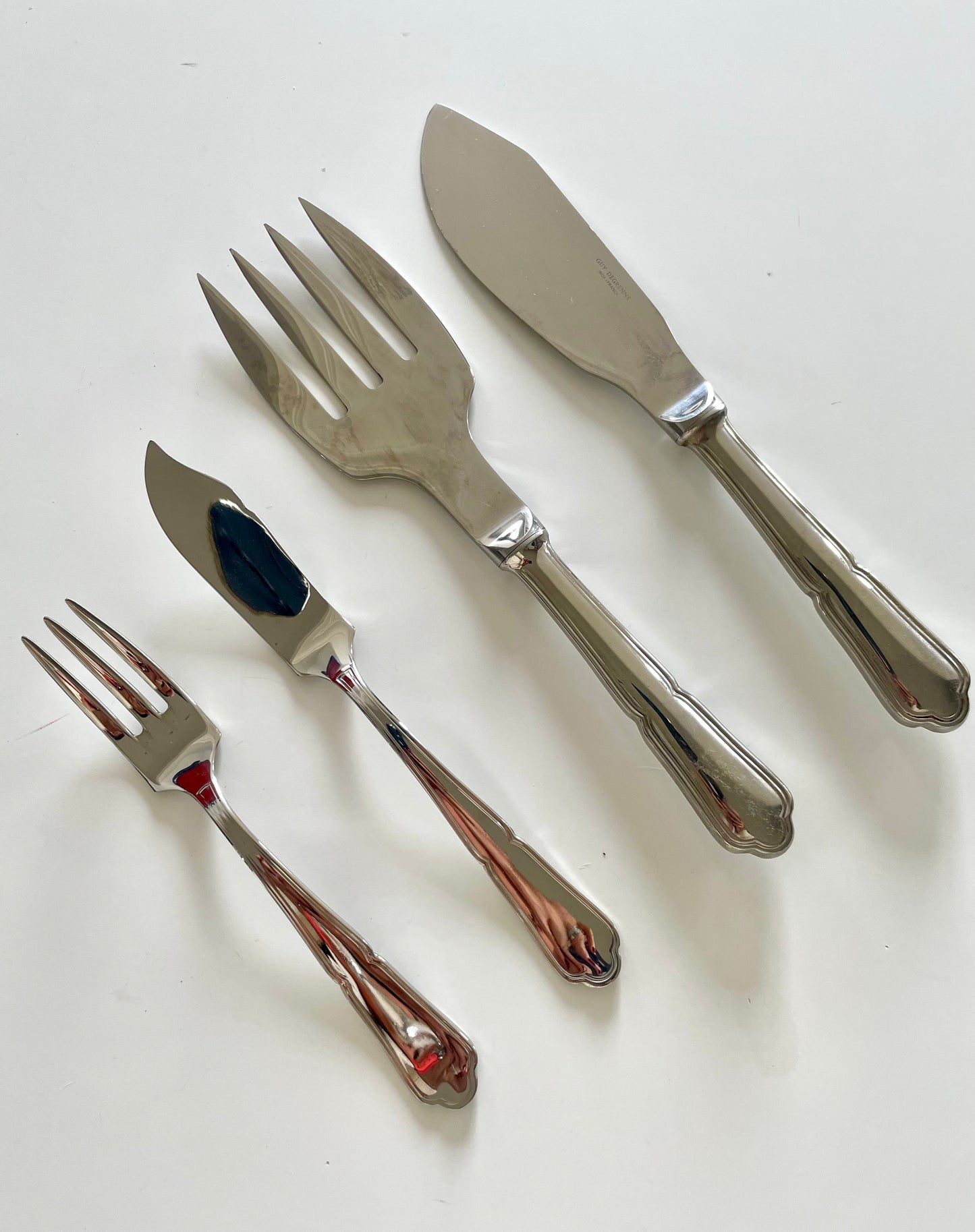 Guy Degrenne stainless steel fish service