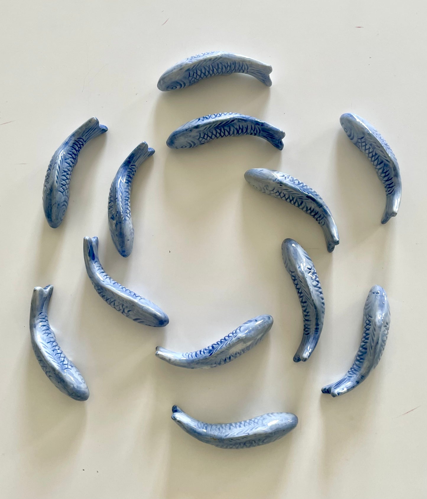 12 porte-couteaux 'poissons"