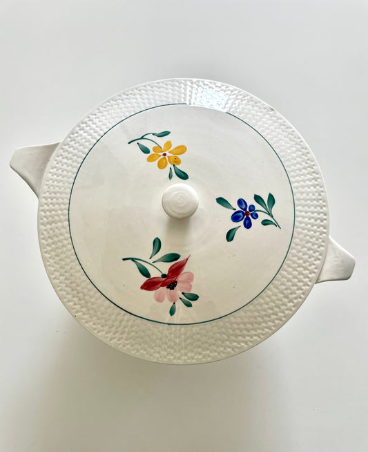 "Fabiola" iron earth soup tureen / serving dish