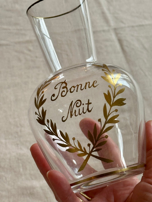 Carafe de nuit en cristal