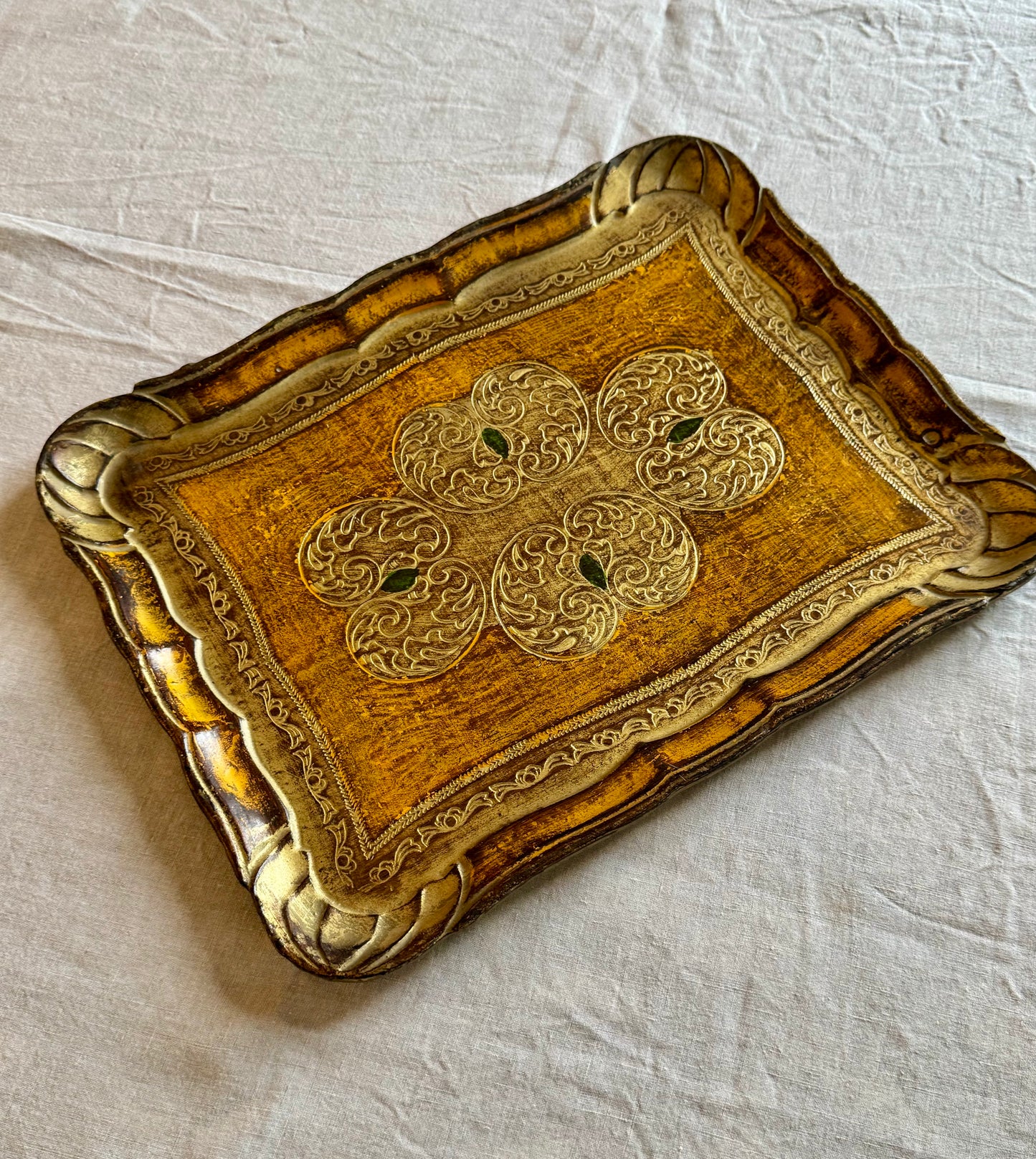 Plateau florentin rectangulaire