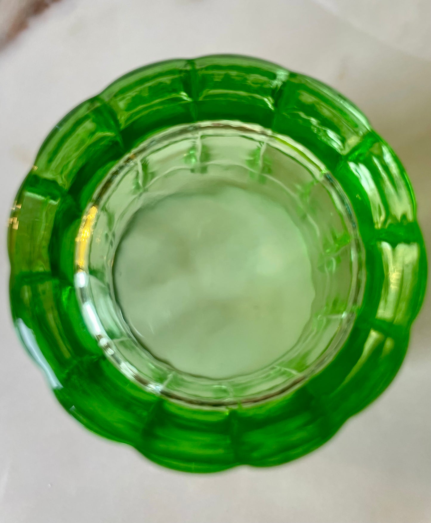 6 fluorescent shot glasses