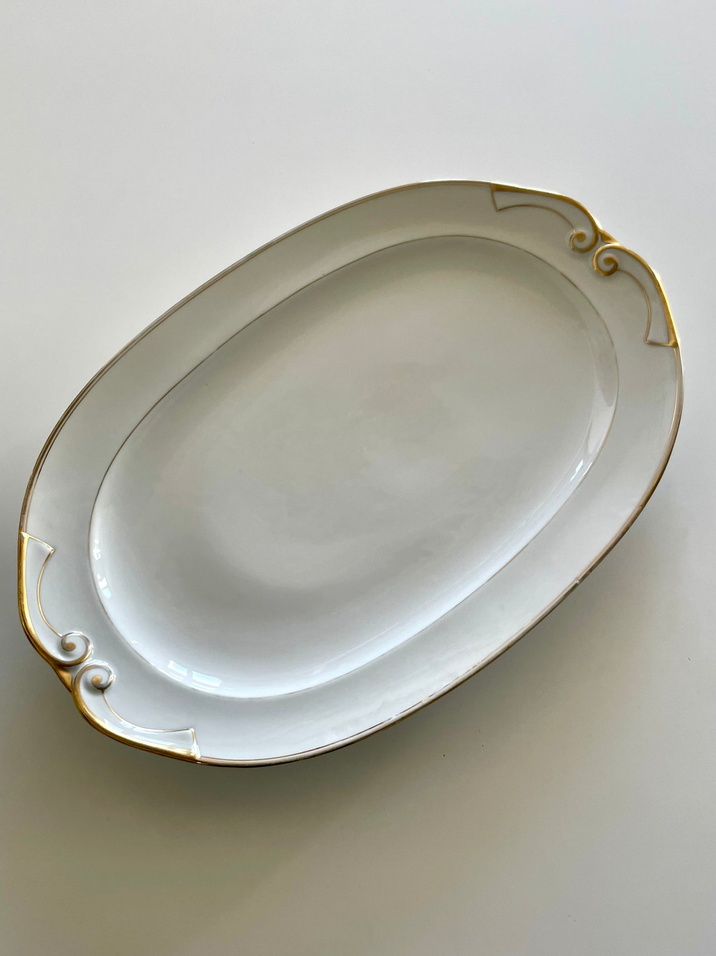 Georges Boyer oval porcelain serving dish