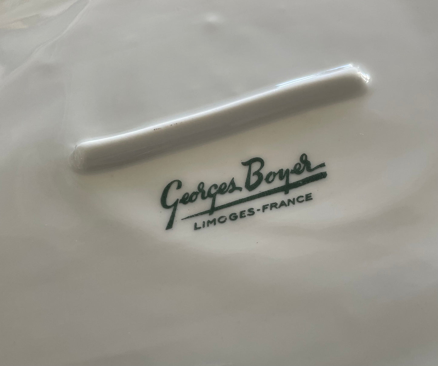 Georges Boyer oval porcelain serving dish