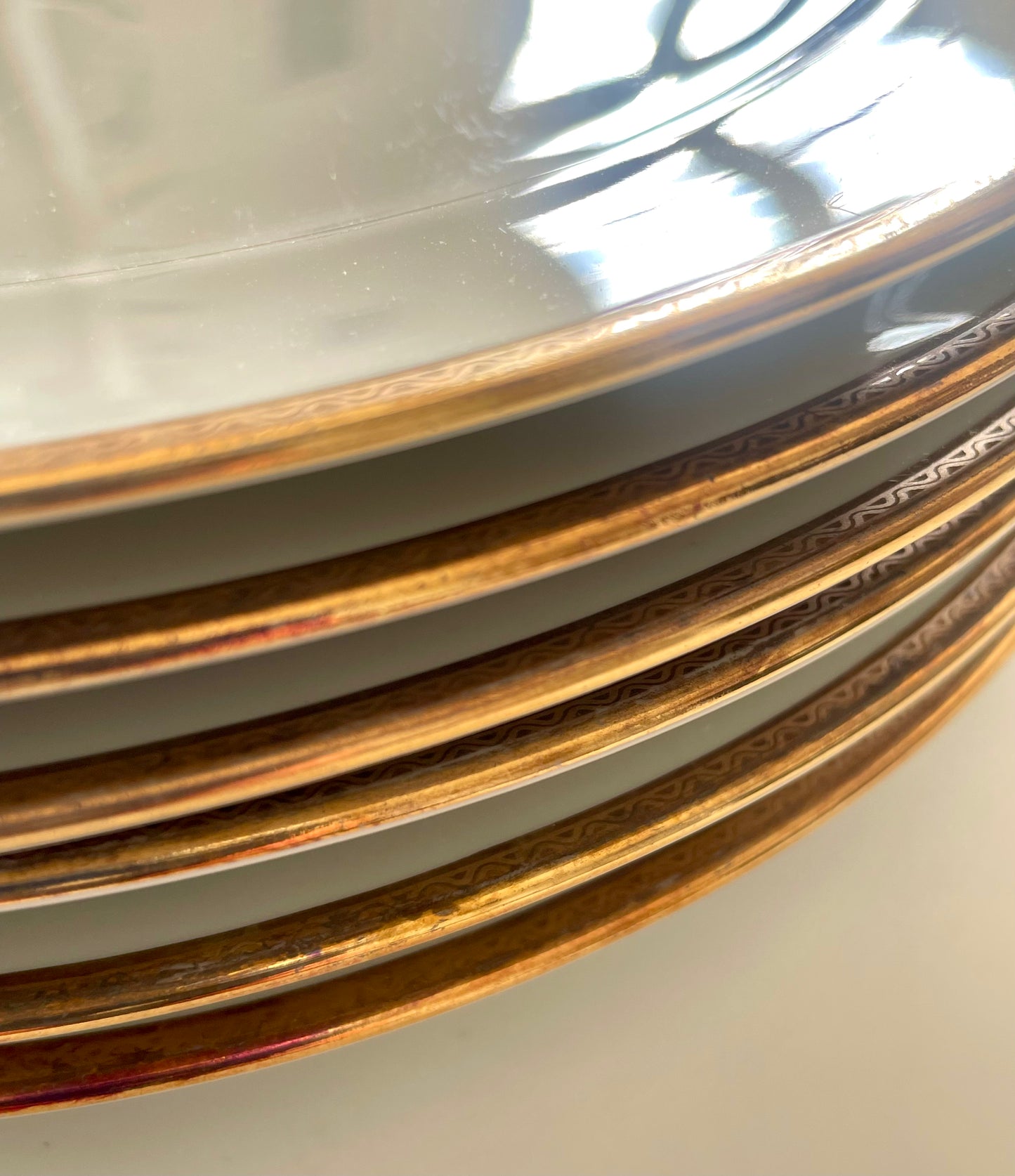 6 Raynaud Limoges porcelain flat plates