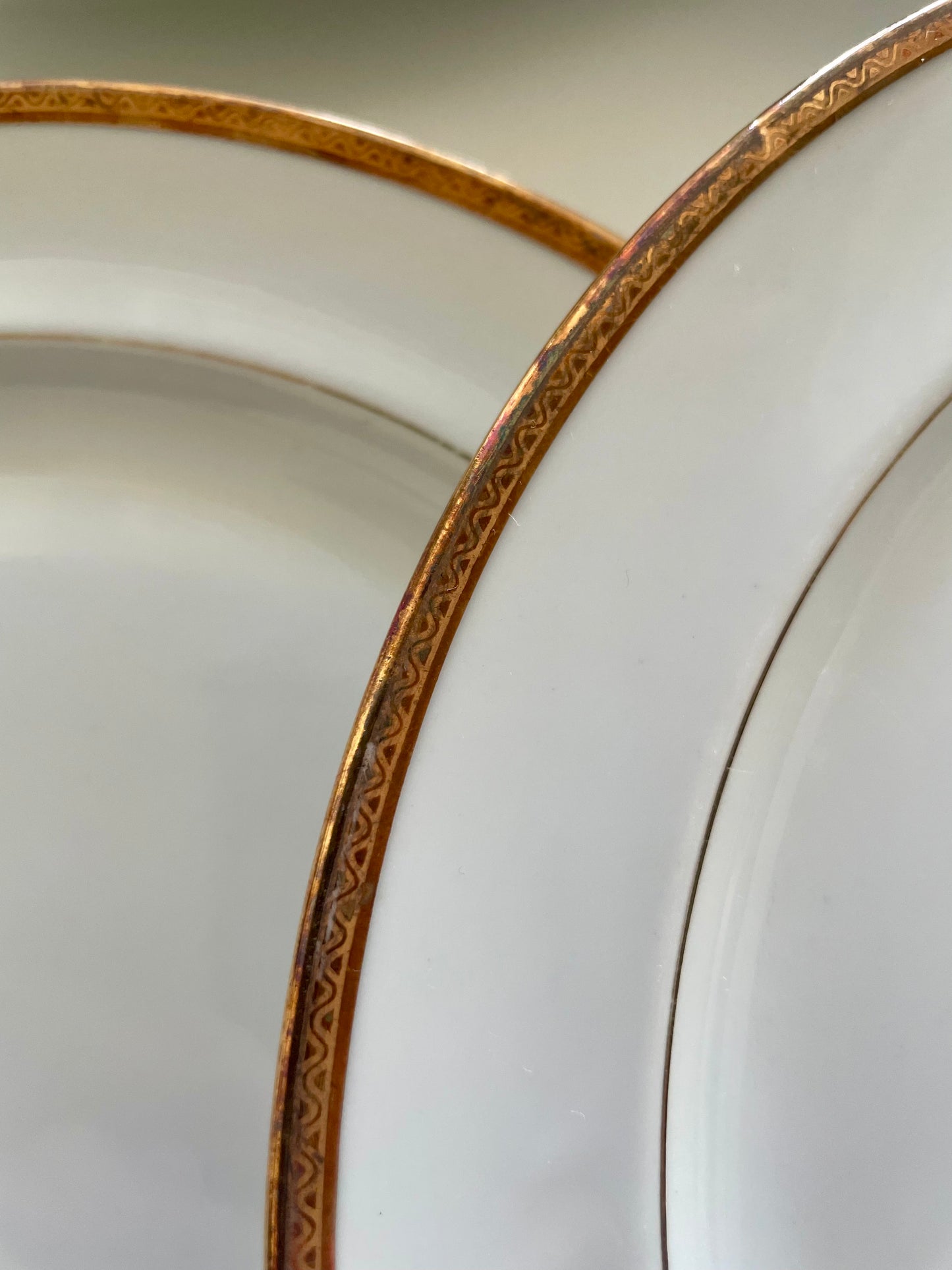 6 Raynaud Limoges porcelain flat plates