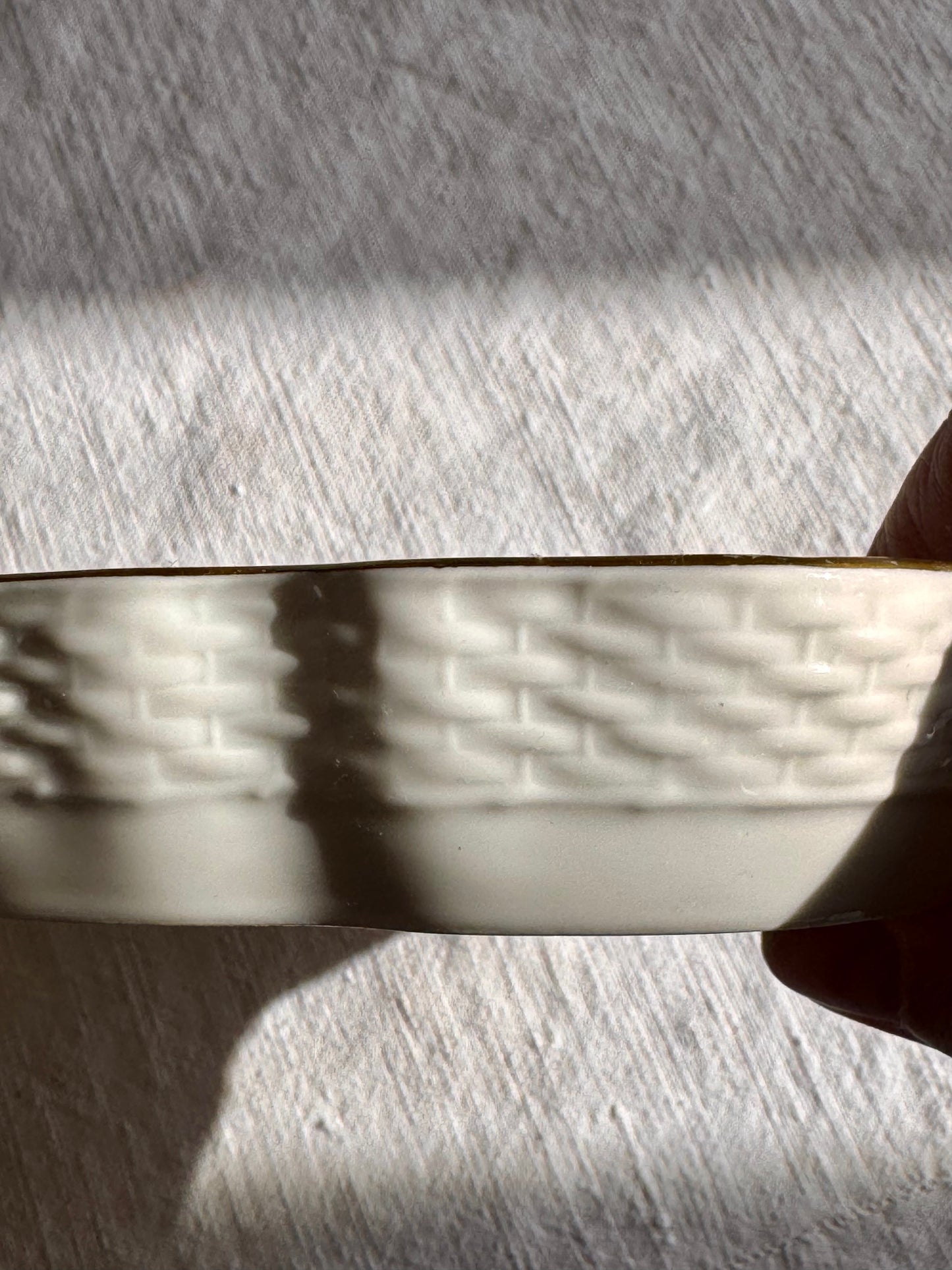 Vide-poche en porcelaine Apponyi vert HEREND