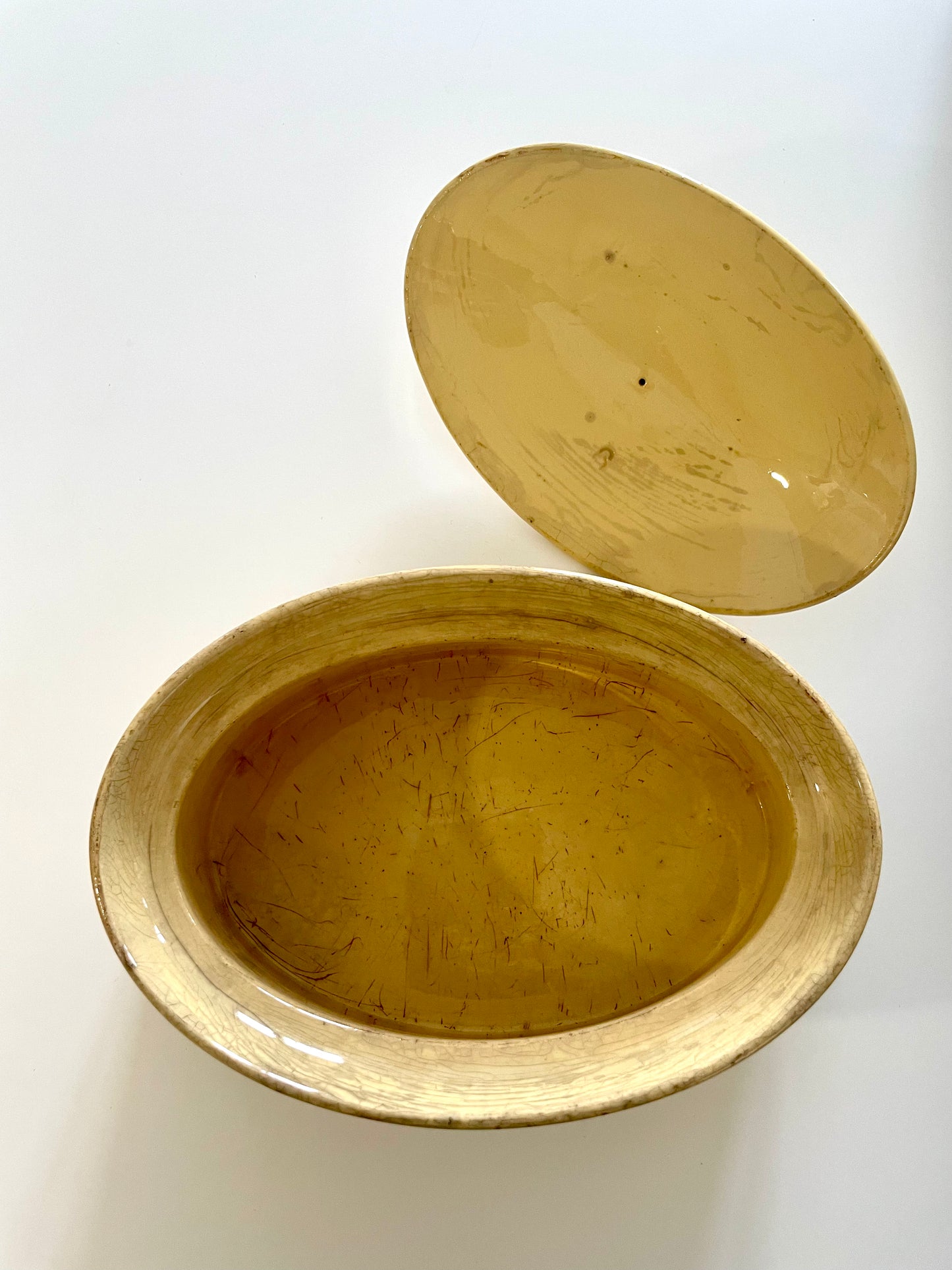 Sarreguemines glazed terracotta terrine