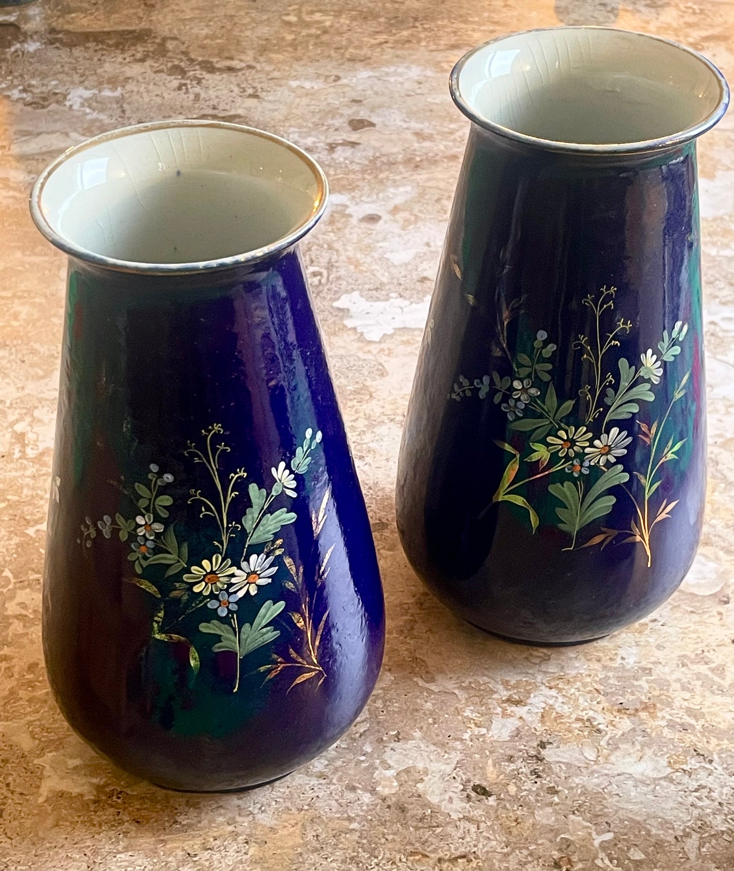 Pair of earthenware vases