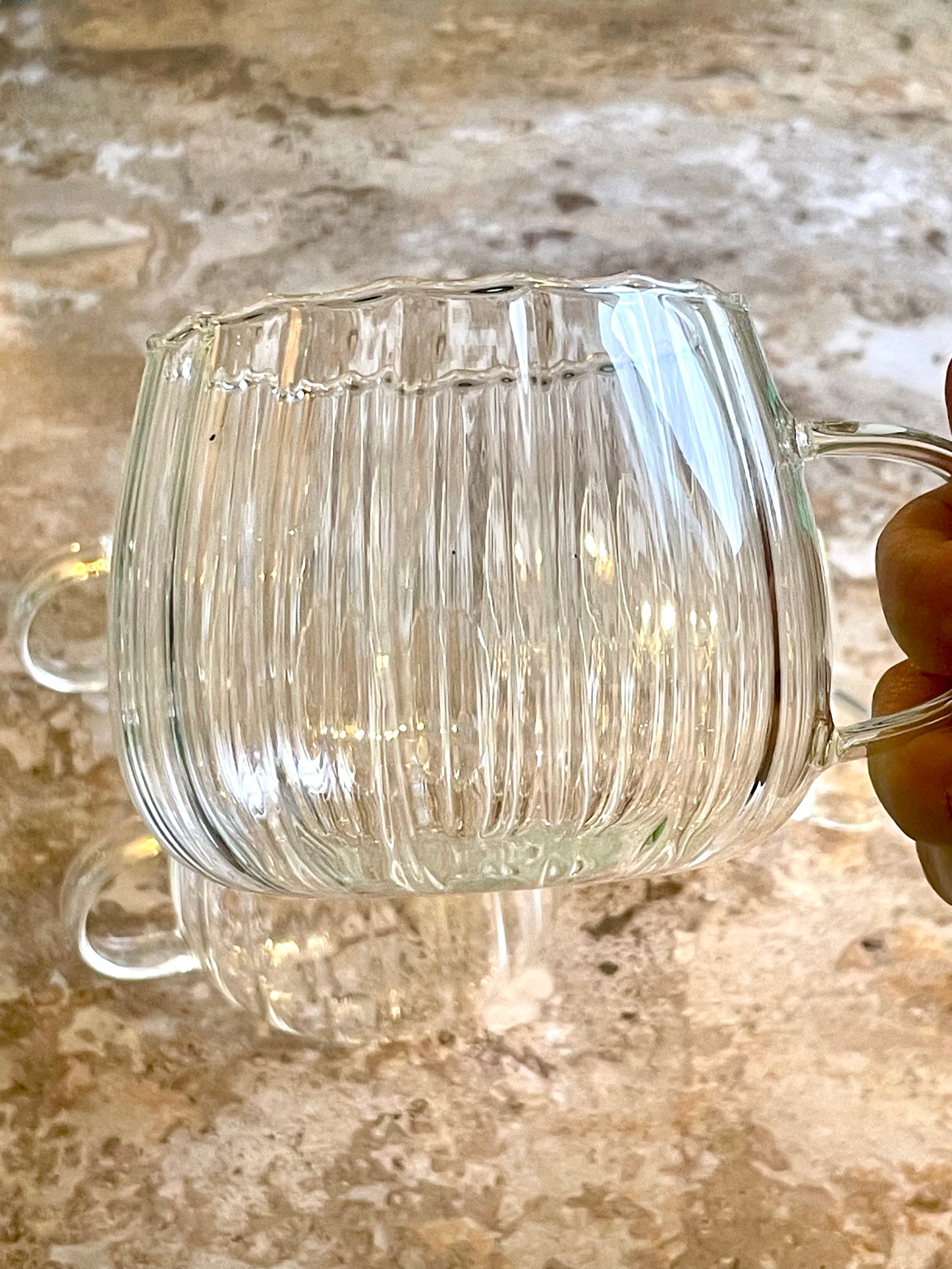 4 borosilicate cups