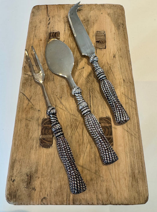 Ensemble de 3 couverts à servir le fromage