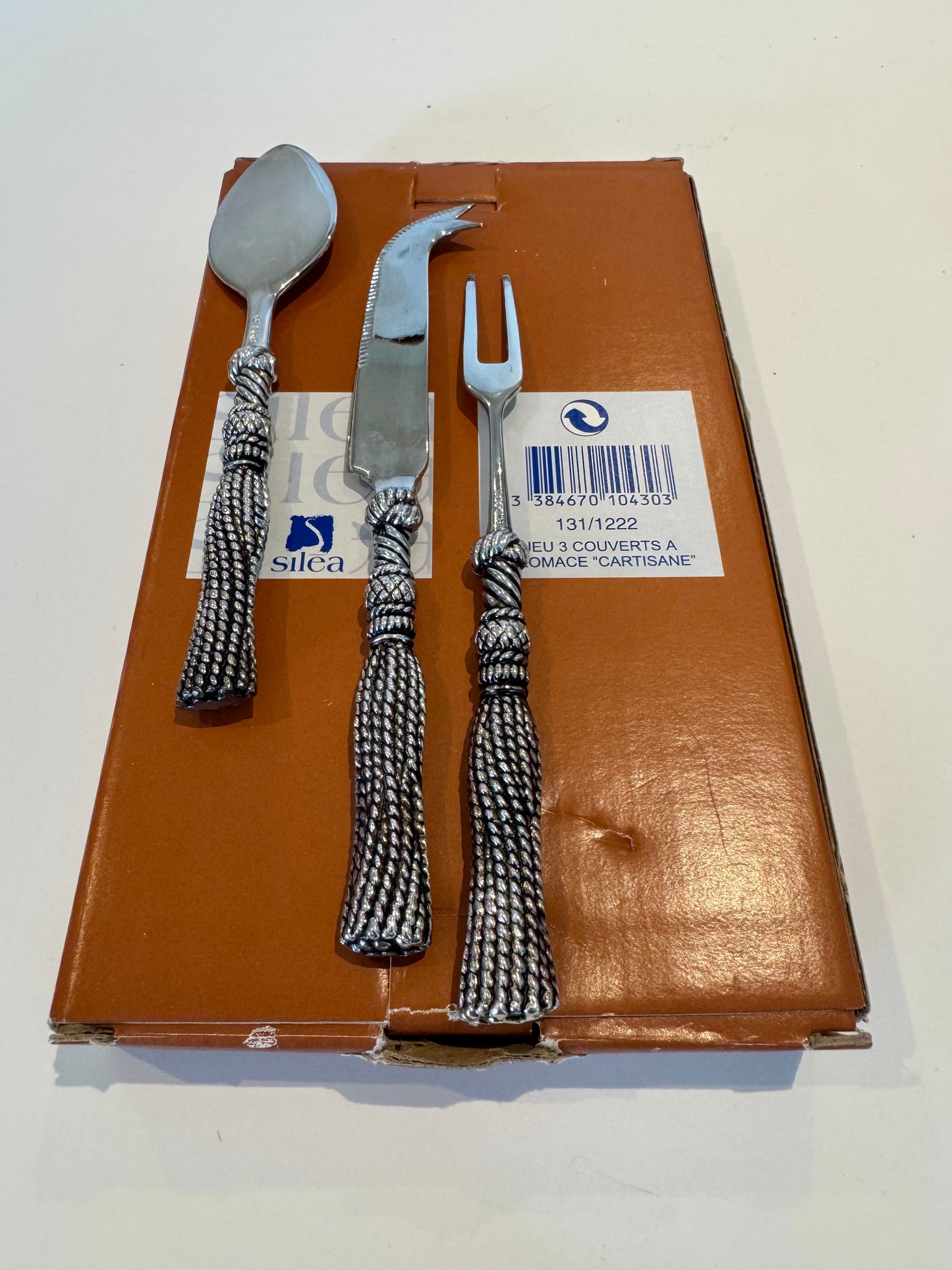 Ensemble de 3 couverts à servir le fromage