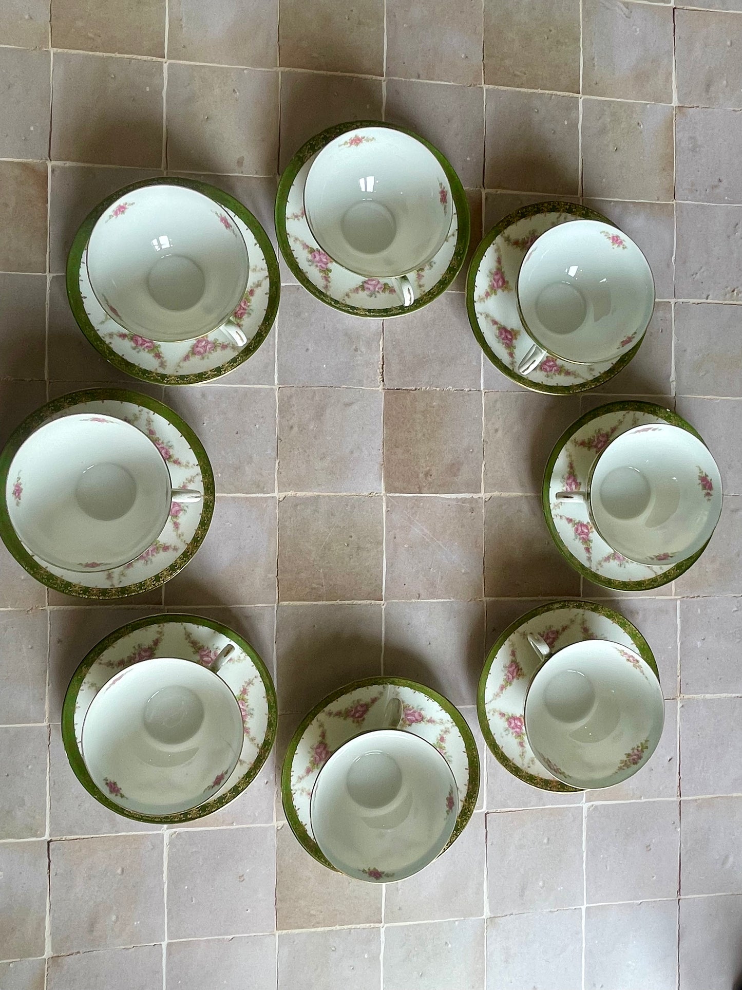 Porcelain tea set