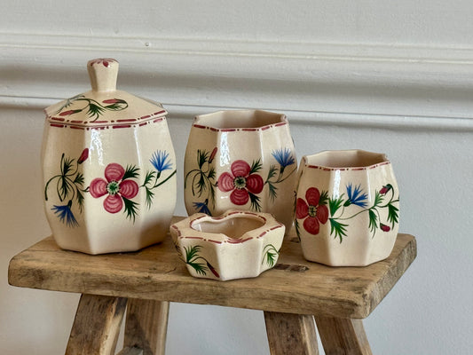 Ensemble de 4 pots en céramique