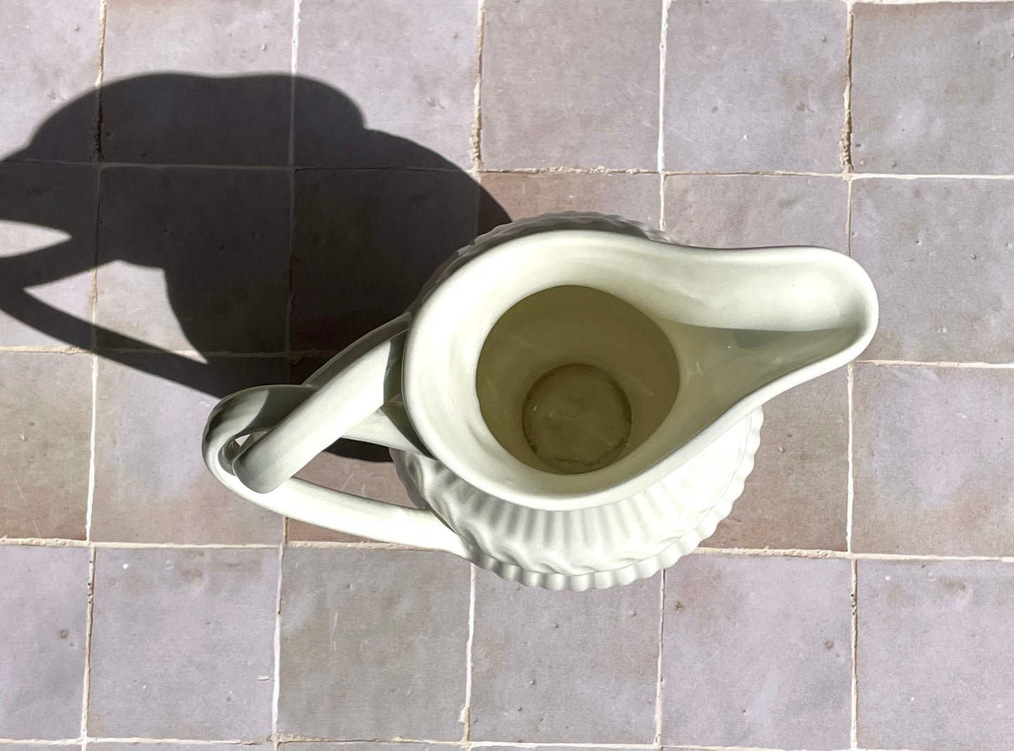 Carafe in cream white Gien