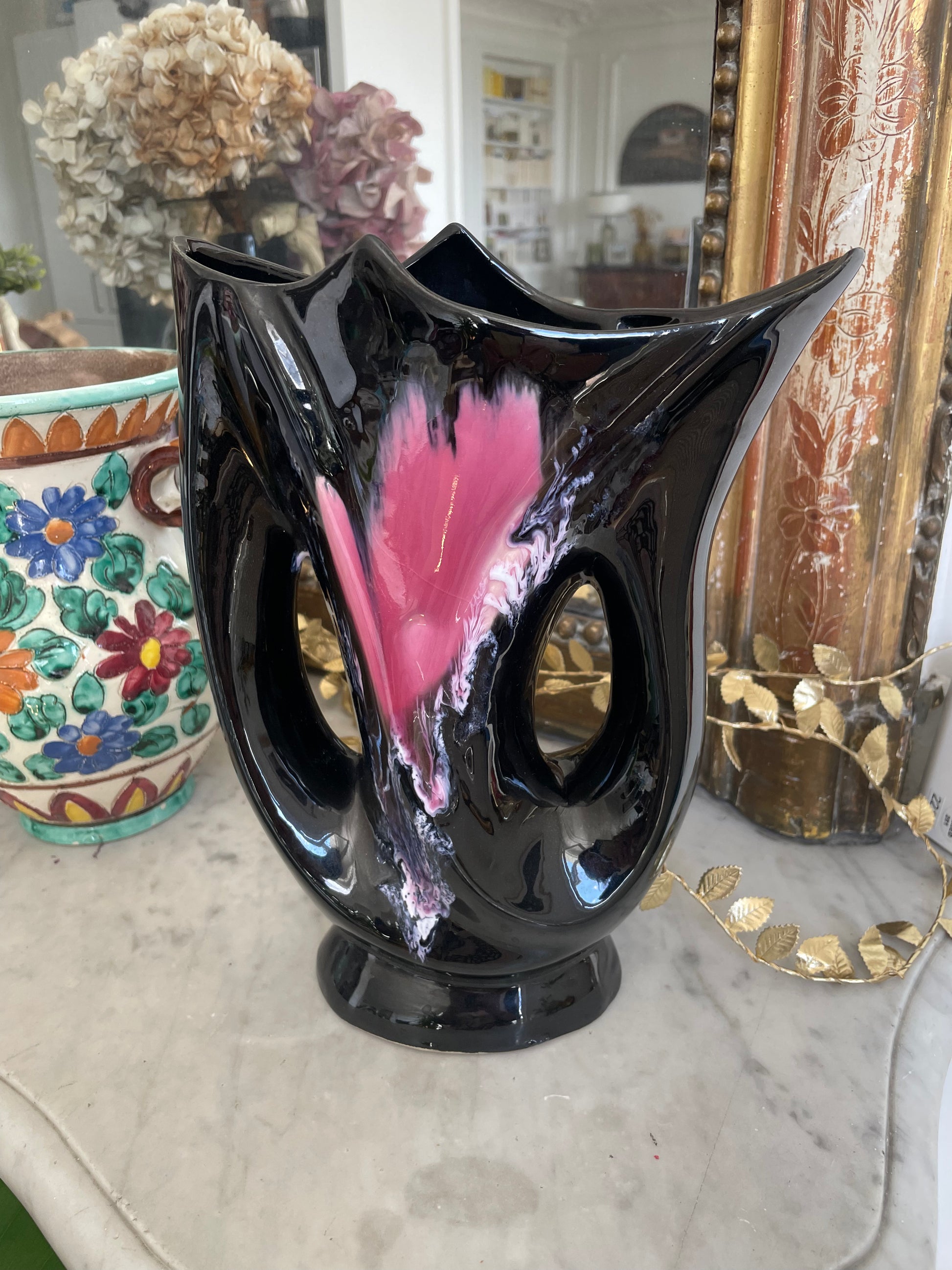 Vase Vallauris jaune numéroté | Selency Vase Vallauris jaune numéroté | Selency