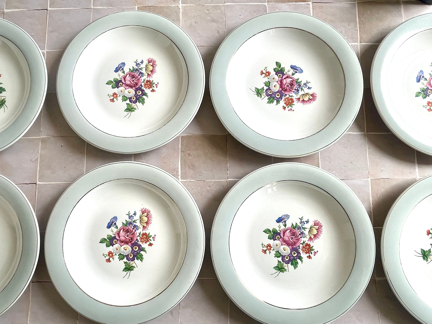 4 Opaceline half-deep plates
